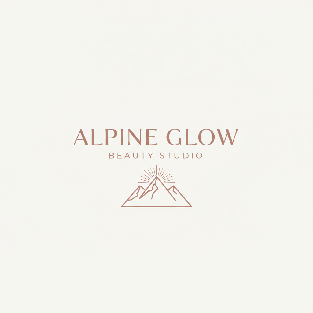 Alpine Glow Beauty Studio Logo